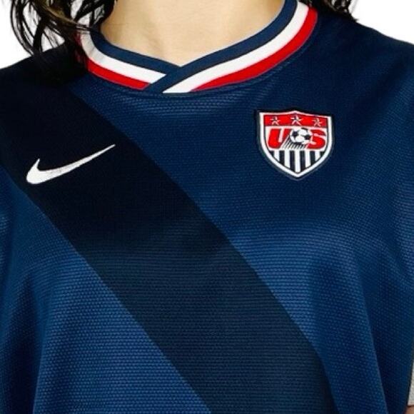 Nike USA Soccer Jersey 2012 Blue Retro Dri-Fit Women XS - Picture 7 of 13